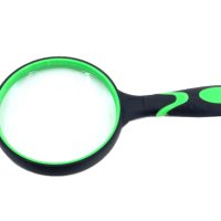 Лупа ручная 99175 75мм черно-зеленая (12)