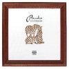 Рамка дерево 15x15 1702 темный орех Зебра (50)