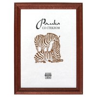 Рамка дерево 21x30 1701 светлый орех Зебра (25)