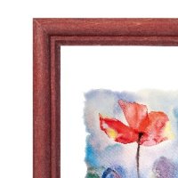 Рамка дерево 30x35 1702 темный орех Зебра (15)