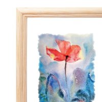 Рамка дерево 35x50 1700 белое дерево Зебра (10)