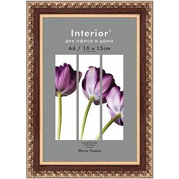 Фоторамка 10*15 Interior Office 15мм 982 темный орех (1/50)