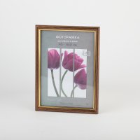 Рамка пластик 15x21 Interior Office 13мм 580 латунь (25)