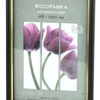 Рамка пластик 21x30 Interior Office 13мм 589 черный (1/25)