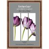 Рамка пластик 21x30 Interior Office 15мм 982 темный орех (1/25)