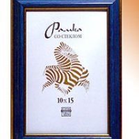 Рамка пластик 10x15 Зебра 1,7мм 3877 бирюза (100)