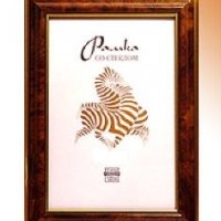 Рамка пластик 15x21 Зебра 1,7мм 3925 орех (50)