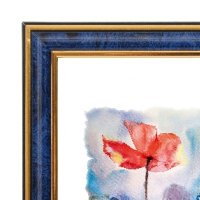 Рамка пластик 20x25 Зебра 1,7мм 3877 бирюза (25)