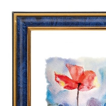 Рамка пластик 20x25 Зебра 1,7мм 3877 бирюза (25)