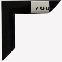 Рамка пластик 21x30 Зебра 2,2мм 708 черный (25)