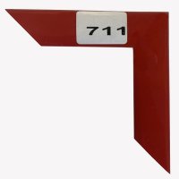 Рамка пластик 21x30 Зебра 2,2мм 711 красный (25)