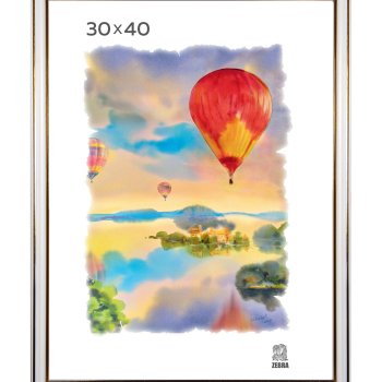 Рамка пластик 30x40 Зебра 1,7мм 3915 молоко (15)