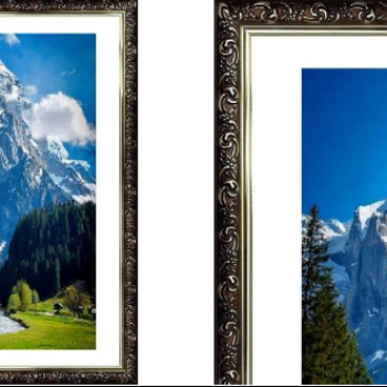 Рамка пластик 10x15 Винтаж коричневый (11)