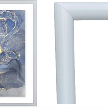 Рамка пластик 10x15 Радуга белый (13)