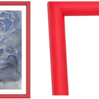 Рамка пластик 10x15 Радуга красный (13)