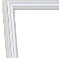 Рамка пластик 10x15 Радуга серебро (13)