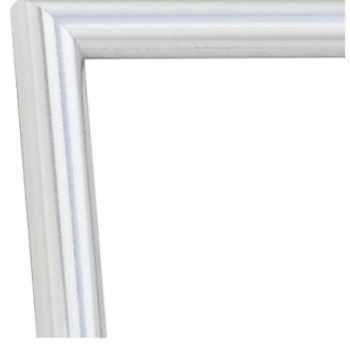 Рамка пластик 10x15 Радуга серебро (13)