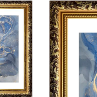 Рамка пластик 10x15 Садко состаренное золото (9)