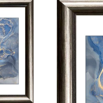 Рамка пластик 10x15 Феерия сталь (15)