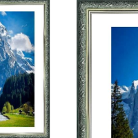 Рамка пластик 15x21 Винтаж оливковый (22)