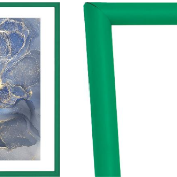 Рамка пластик 15x21 Радуга зеленый (24)