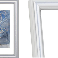 Рамка пластик 15x21 Феерия серебро (26)