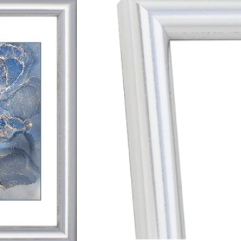 Рамка пластик 15x21 Феерия серебро (26)