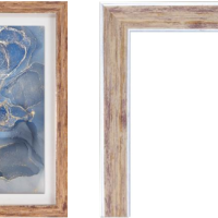 Рамка пластик 21x30 Акварель прованс с ножкой стекло (30)