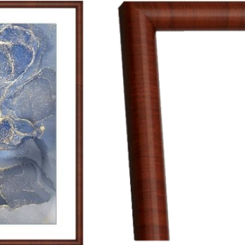 Рамка пластик 21x30 Радуга бобёр с ногой (24)