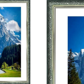 Рамка пластик 30x40 Винтаж оливковый (16)