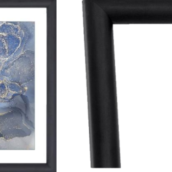 Рамка пластик 30x40 Радуга черный (17)