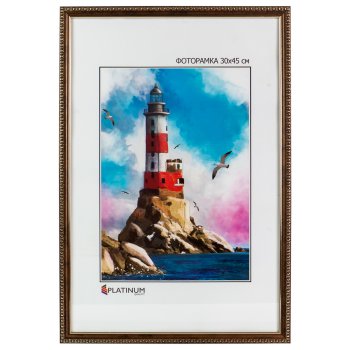 Рамка пластик 30x45 Камея 980 Бронза стекло (15) скидка 10%