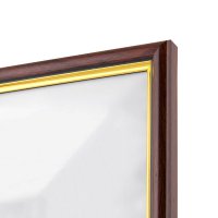 Рамка пластик 10x15 Мирам 636456-4 венге (12)