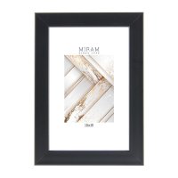 Рамка пластик 10x15 Мирам 641877-4 черный (12)