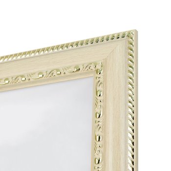 Рамка пластик 10x15 Мирам 644844-4 бежевый с золотым орнаментом (6)