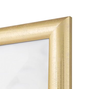 Рамка пластик 10x15 Мирам 647211-4 золото широкий (12)