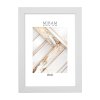 Рамка пластик 15x21 Мирам 641801-6 белый стекло (12)