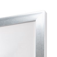 Рамка пластик 15x21 Мирам 641822-6 серебро (12)