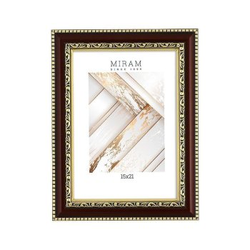 Рамка пластик 15x21 Мирам 644858-6 венге (6)
