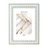 Рамка пластик 15x21 Gallery 644861-6 белый с золотым орнаментом (12)