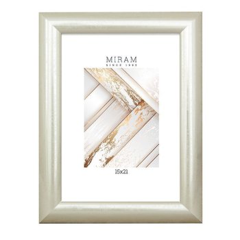 Рамка пластик 15x21 Gallery 647221-6 платина широкий багет (1/12)