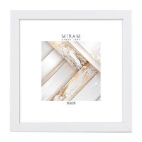 Рамка пластик 20x20 Мирам 641861-22 белый (6)