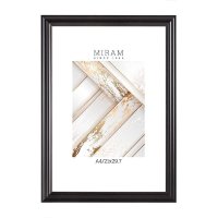 Рамка пластик 21x29,7 Мирам 640246-A4 черный (12)