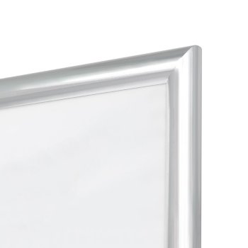 Рамка пластик 21x29,7 Мирам 642021-A4 серебро (12)