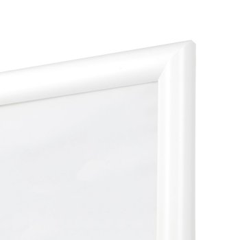 Рамка пластик 21x29,7 Мирам 642061-А4 белый с ножкой (12)