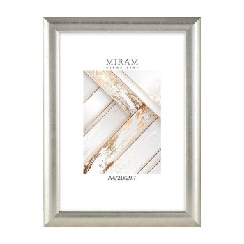 Фоторамка 21*29,7 Gallery 647221-А4 платина широкий багет (1/12)