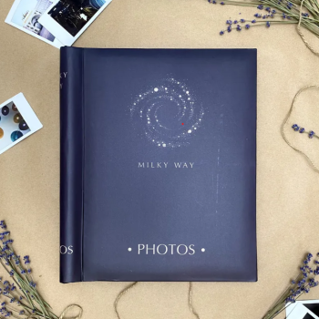 Фотоальбом 10 магнитных листов Полином 23*28 спираль Milky way Млечный путь (24)
