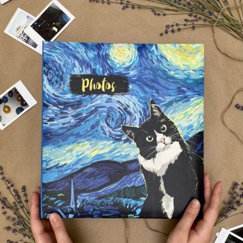 Фотоальбом Магнит 50л Полином 23*28 кольца Ван Гог style1 (12)