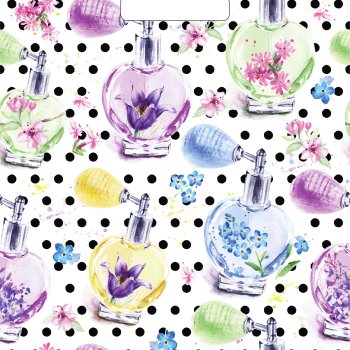 Пакет ПВД с вырубной ручкой 30х40 35мкм Цветочный аромат (50)