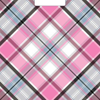 Пакет ПВД с вырубной ручкой 30х40 35мкм Шотландка (50)